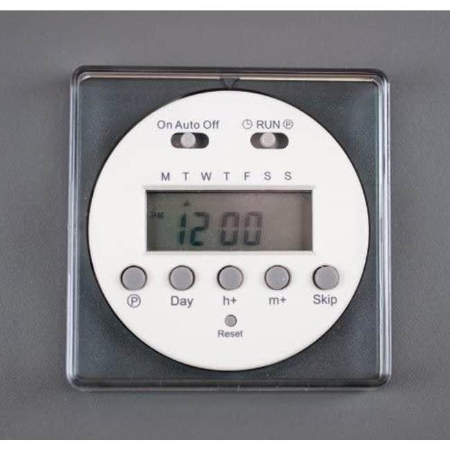 Amerec Sauna And Steam D24/7 24 Hour 7 Day Digital Time Clock with Battery Back Up.  230V for Export