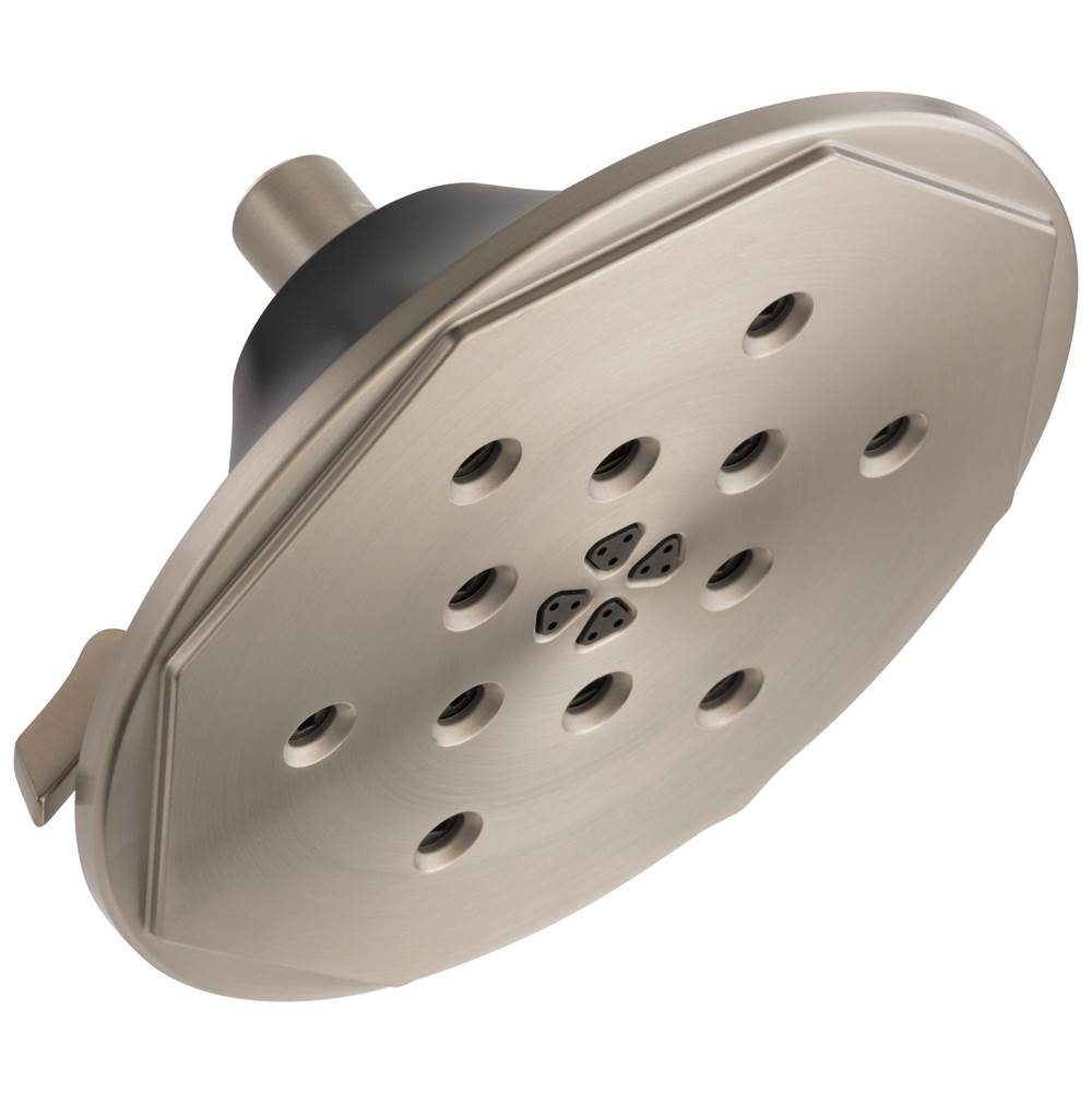 Brizo Rook® 8'' H2Okinetic<sup>®</sup> Round Multi-Function Wall Mount Showerhead