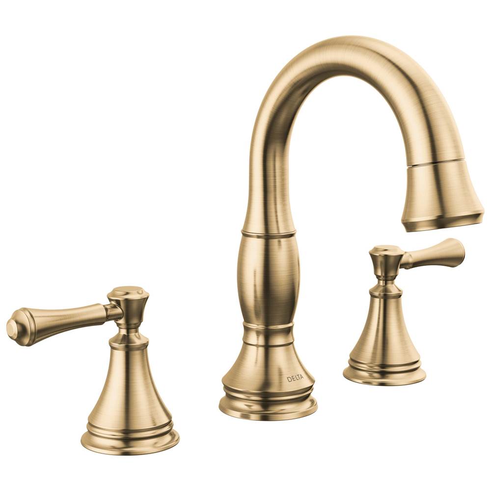 Delta Faucet Cassidy™ Two Handle Widespread Pull Down Bathroom Faucet