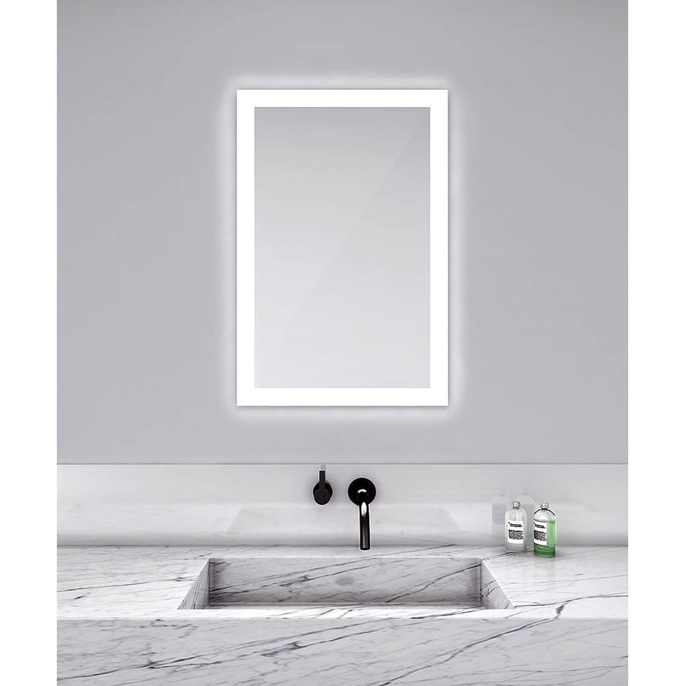 Electric Mirror Silhouette 24w x 36h Lighted Mirror with Keen