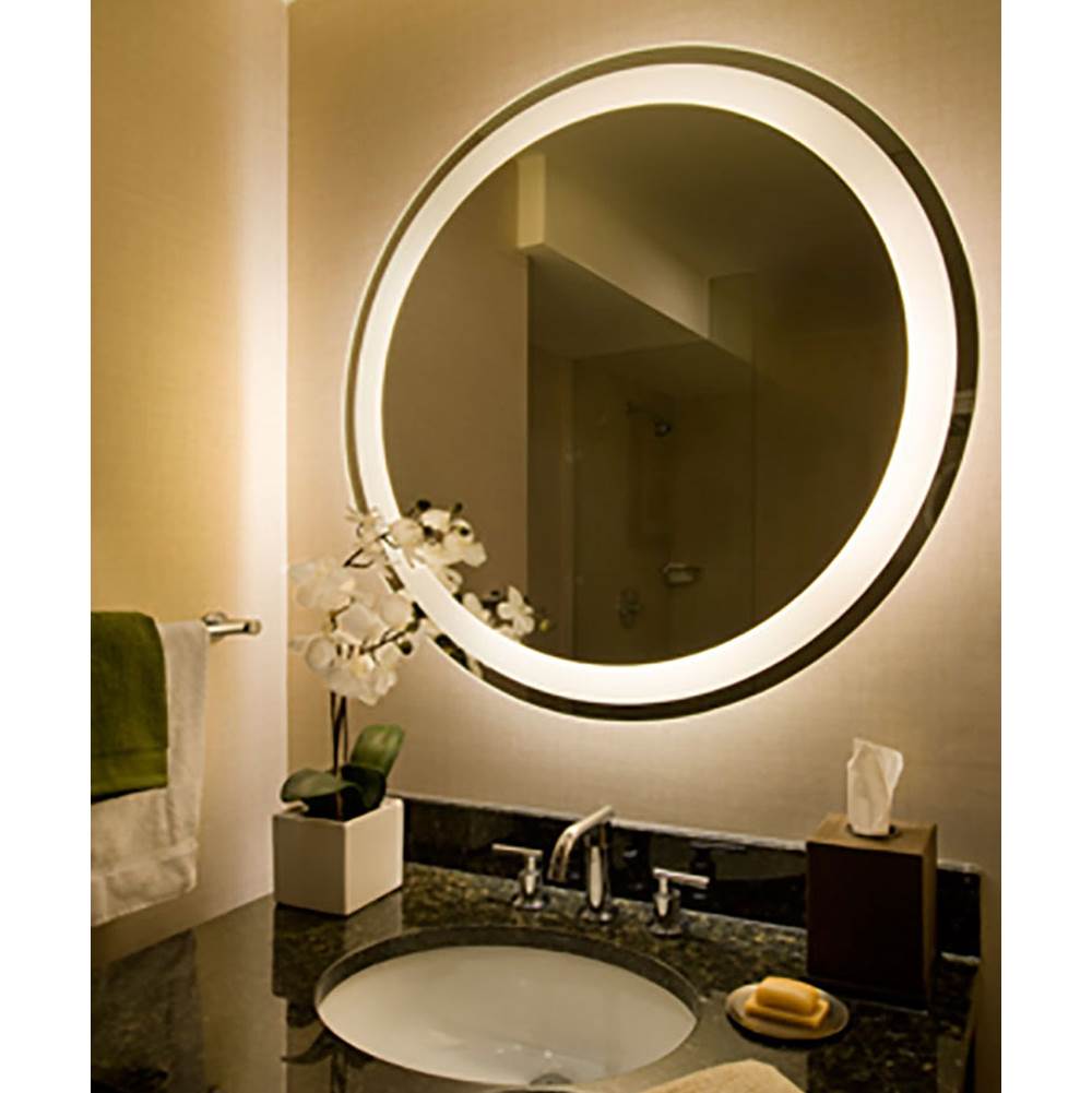 Electric Mirror Eternity 36'' Round Lighted Mirror with AVA