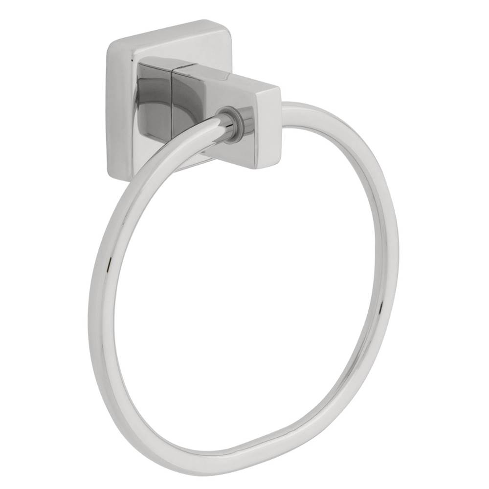 Franklin Brass Century Towel Ring, Stainless Steel
