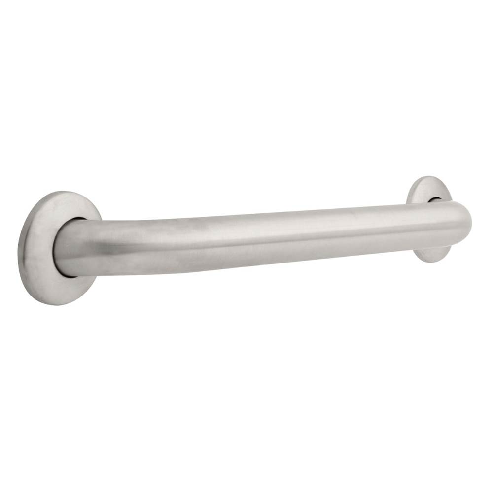 Franklin Brass 18x11/2 Concealed Screw Grab Bar, Stainless Steel