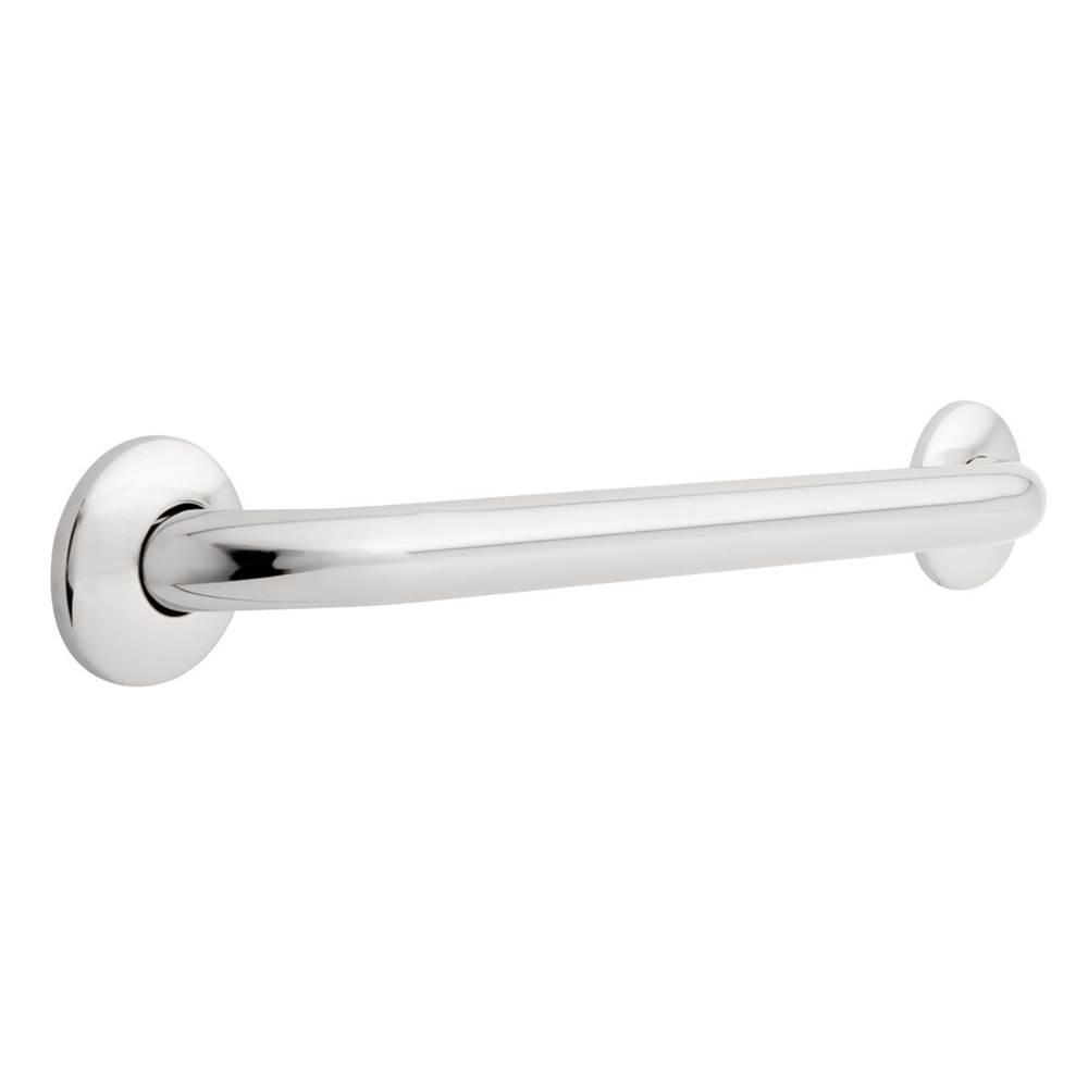 Franklin Brass 18x11/4 Concealed Screw Grab Bar, Bright Stainless Steel