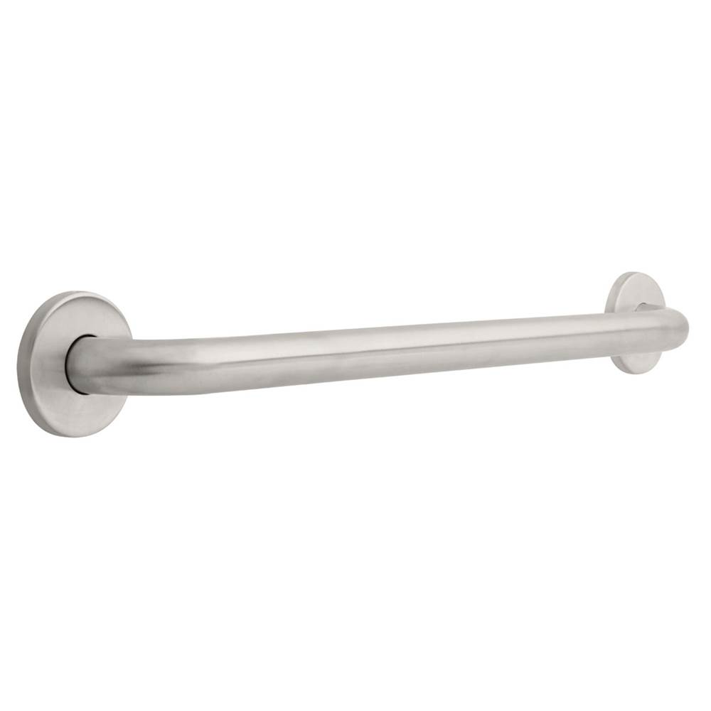 Franklin Brass 24x11/4 Concealed Screw Grab Bar, Stainless Steel