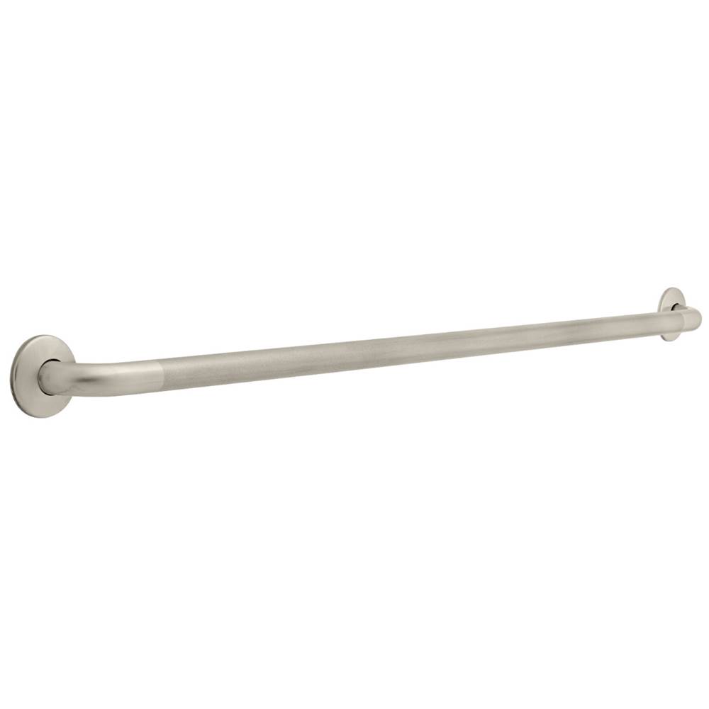 Franklin Brass 48x11/4 Concealed Screw Grab Bar, Peened and Stainless Steel
