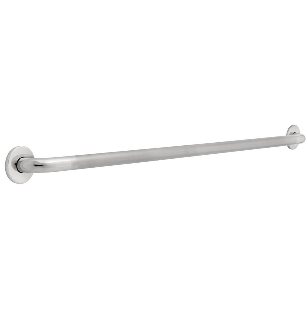 Franklin Brass 48x11/4 Concealed Screw Grab Bar, Peened and Bright Stainless