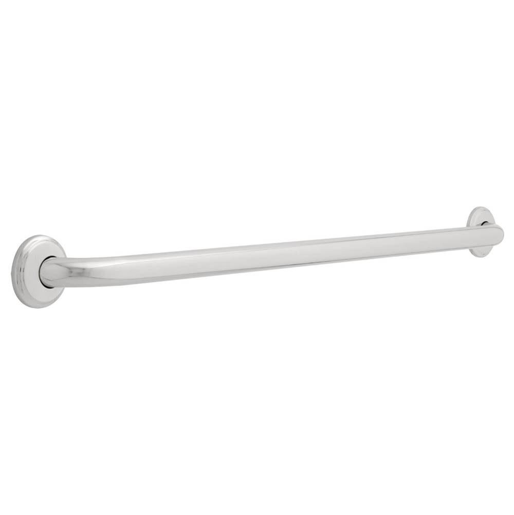 Franklin Brass 1-1/4x36 Grab Bar, Concealed Mount, Bright Stainless Steel
