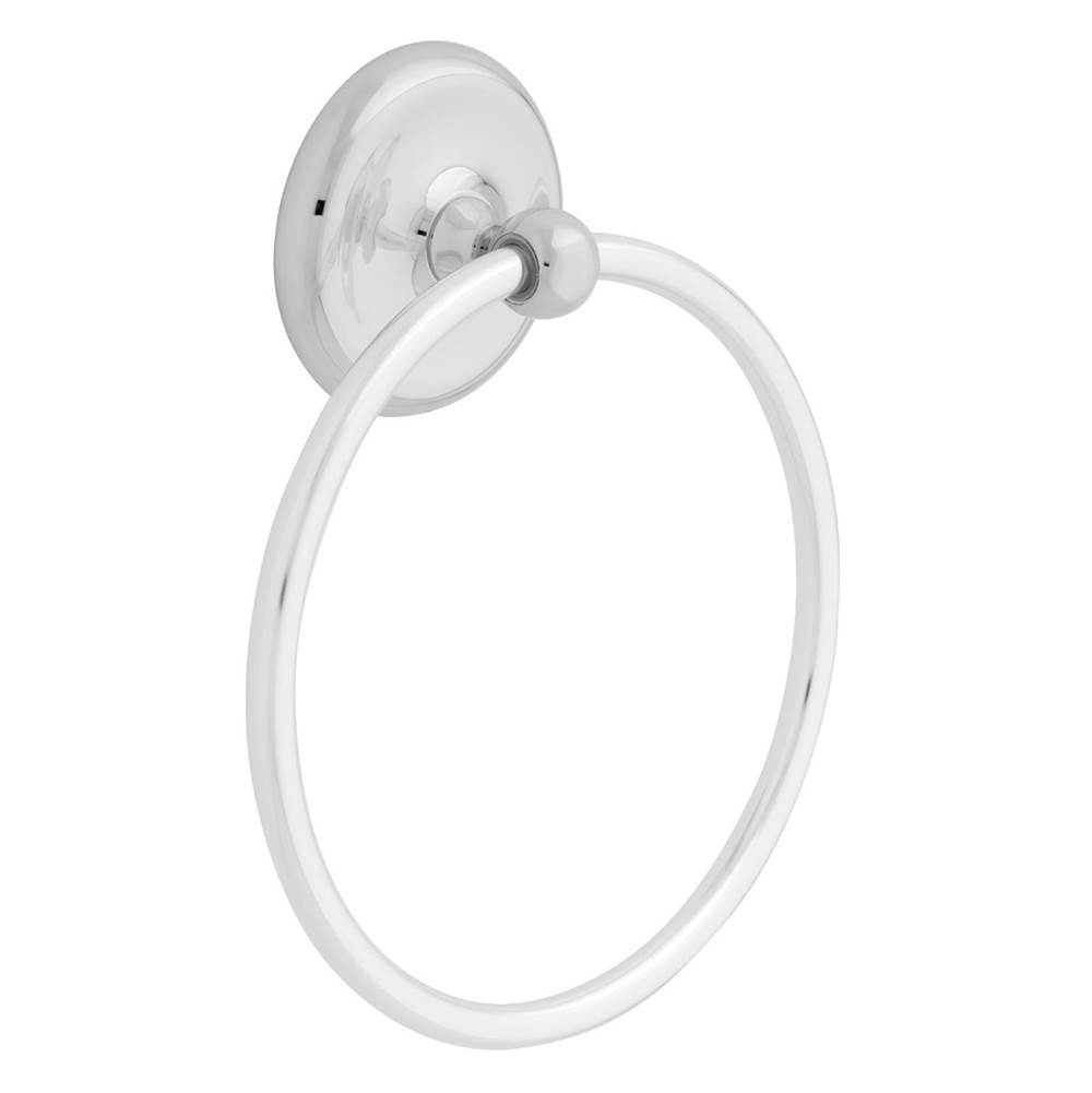Franklin Brass College Circle Towel Ring, Polished Chrome