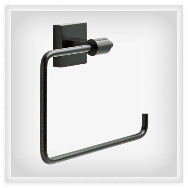 Franklin Brass Maxted Toilet Paper Holder, Flat Black