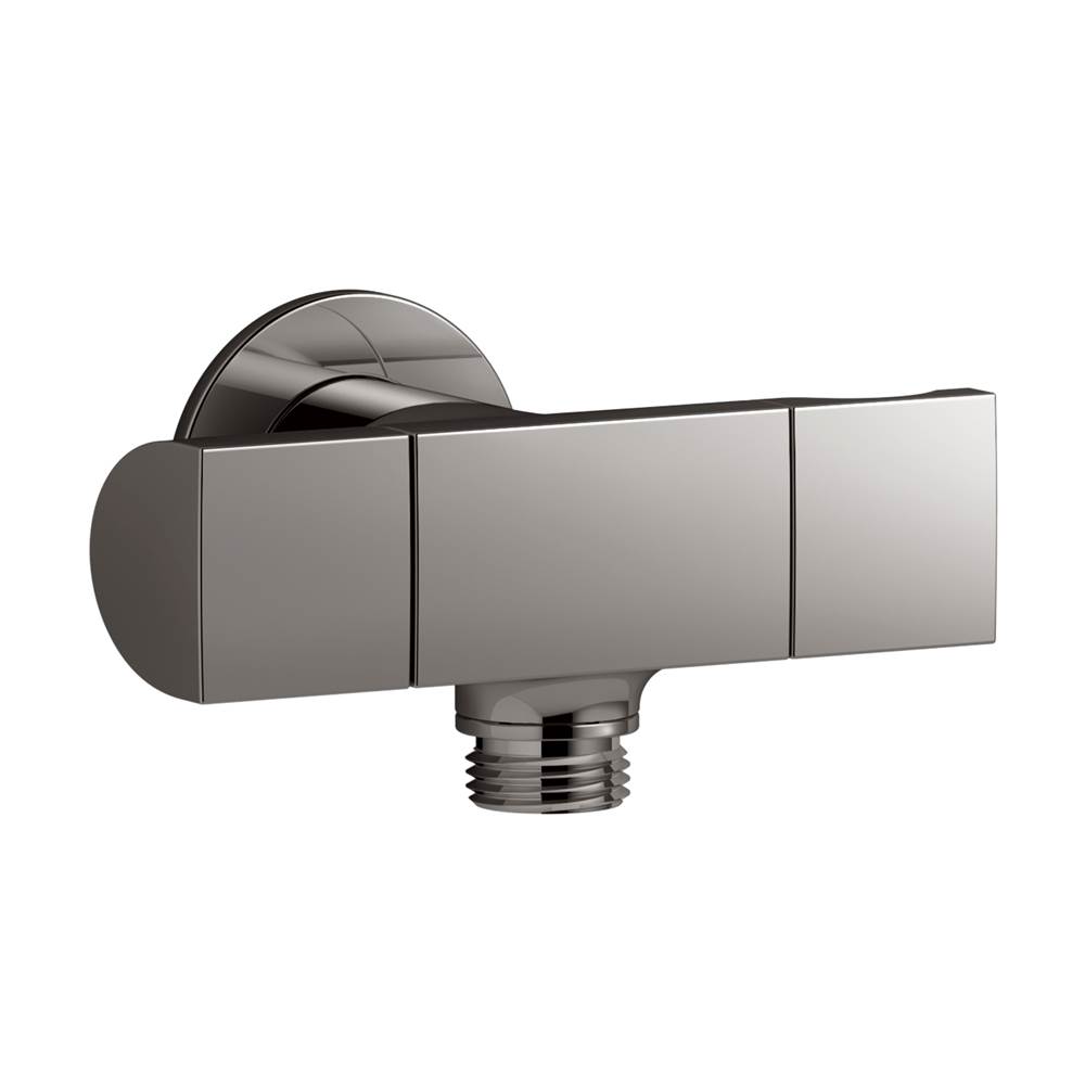 Kohler Exhale® wall-mount handshower holder with supply elbow and volume control