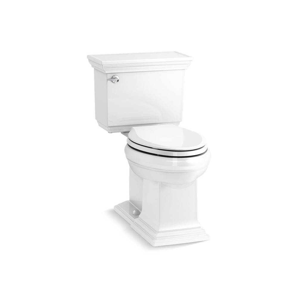 Kohler Memoirs Stately Continuousclean St Two-Piece Elongated Toilet With Concealed Trapway, 1.28 Gpf