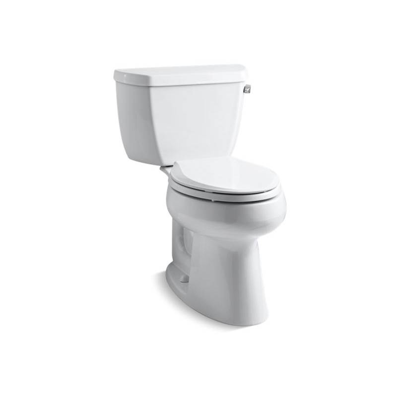 Kohler Highline® Classic Comfort Height® Two-piece elongated 1.0 gpf chair height toilet with right-hand trip lever