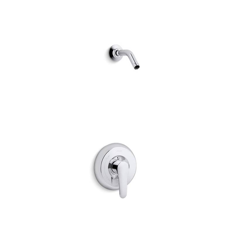 Kohler July™ Rite-Temp(R) shower valve trim with lever handle, less showerhead