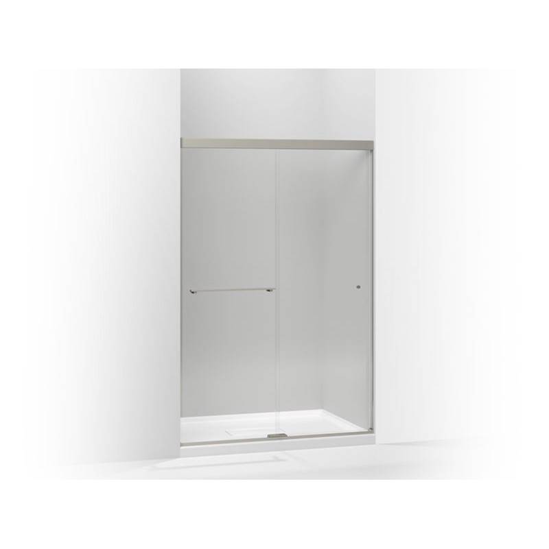Kohler Revel® Sliding shower door, 76'' H x 44-5/8 - 47-5/8'' W, with 5/16'' thick Crystal Clear glass