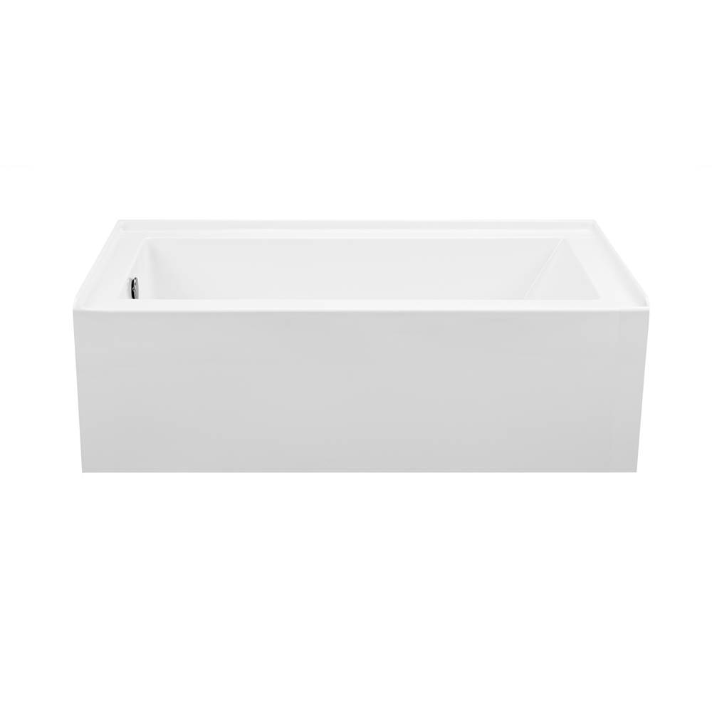 MTI Baths Cameron 3 Acrylic Cxl Integral Skirted Rh Drain Air Bath Elite/Whirlpool - White (66X32)