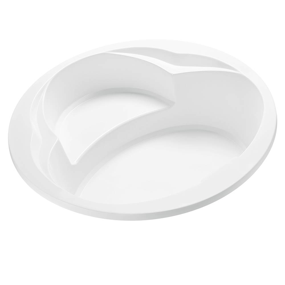 MTI Baths Rendezvoux 2 Acrylic Cxl Drop In Air Bath Elite/Whirlpool - White (60X60)