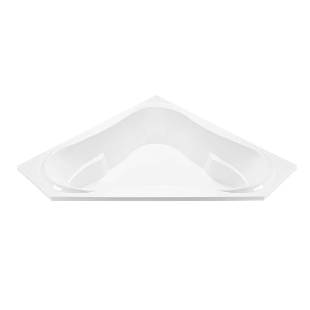 MTI Baths Cayman 5 Acrylic Cxl Drop In Corner Air Bath - White (71.125X71.125)