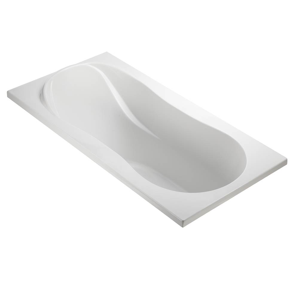 MTI Baths Reflection 1 Acrylic Cxl Drop In Air Bath - Biscuit (65.75X35.75)