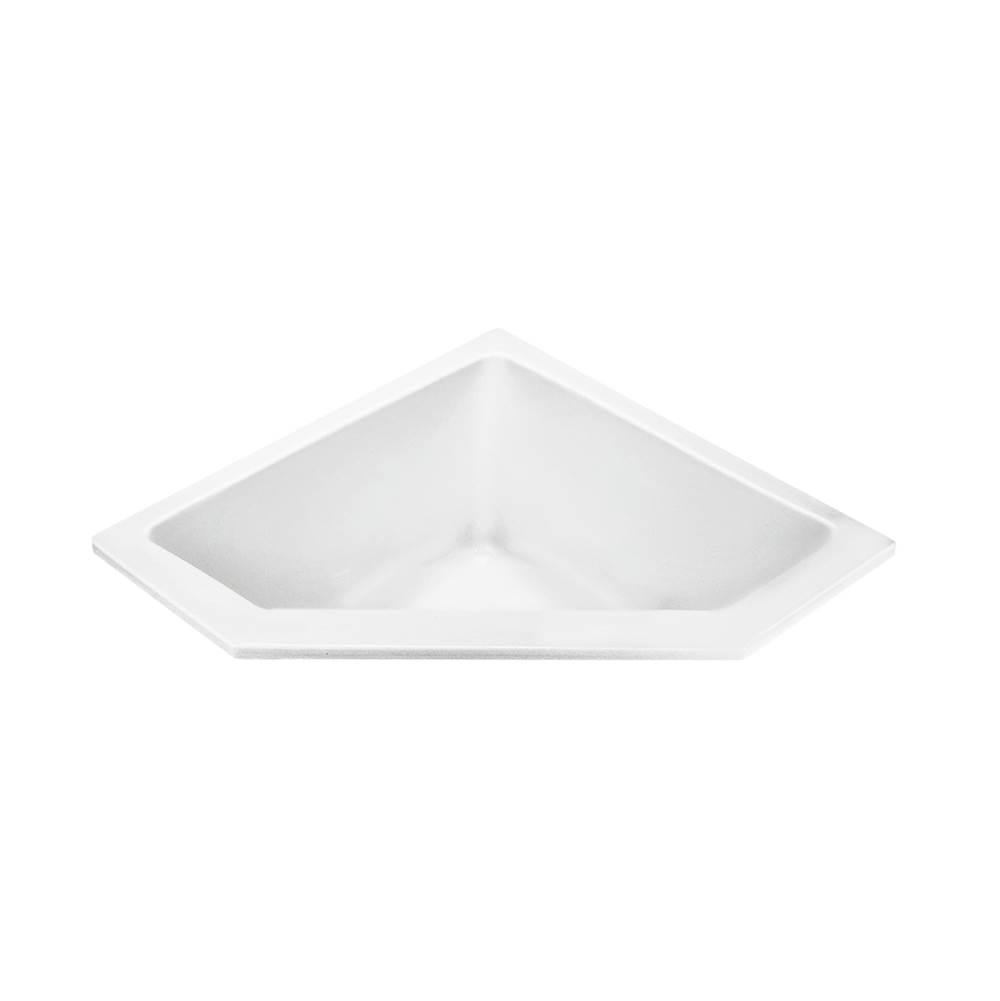 MTI Baths Deborah 2 Acrylic Cxl Drop In Corner Air Bath/Ultra Whirlpool - White (42.25X42.25)