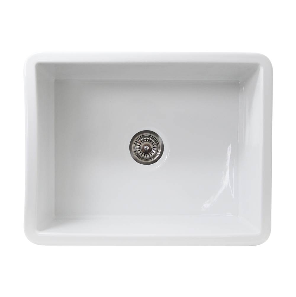 Nantucket Sinks Orleans Collection Dualmount Fireclay Kitchen Sink