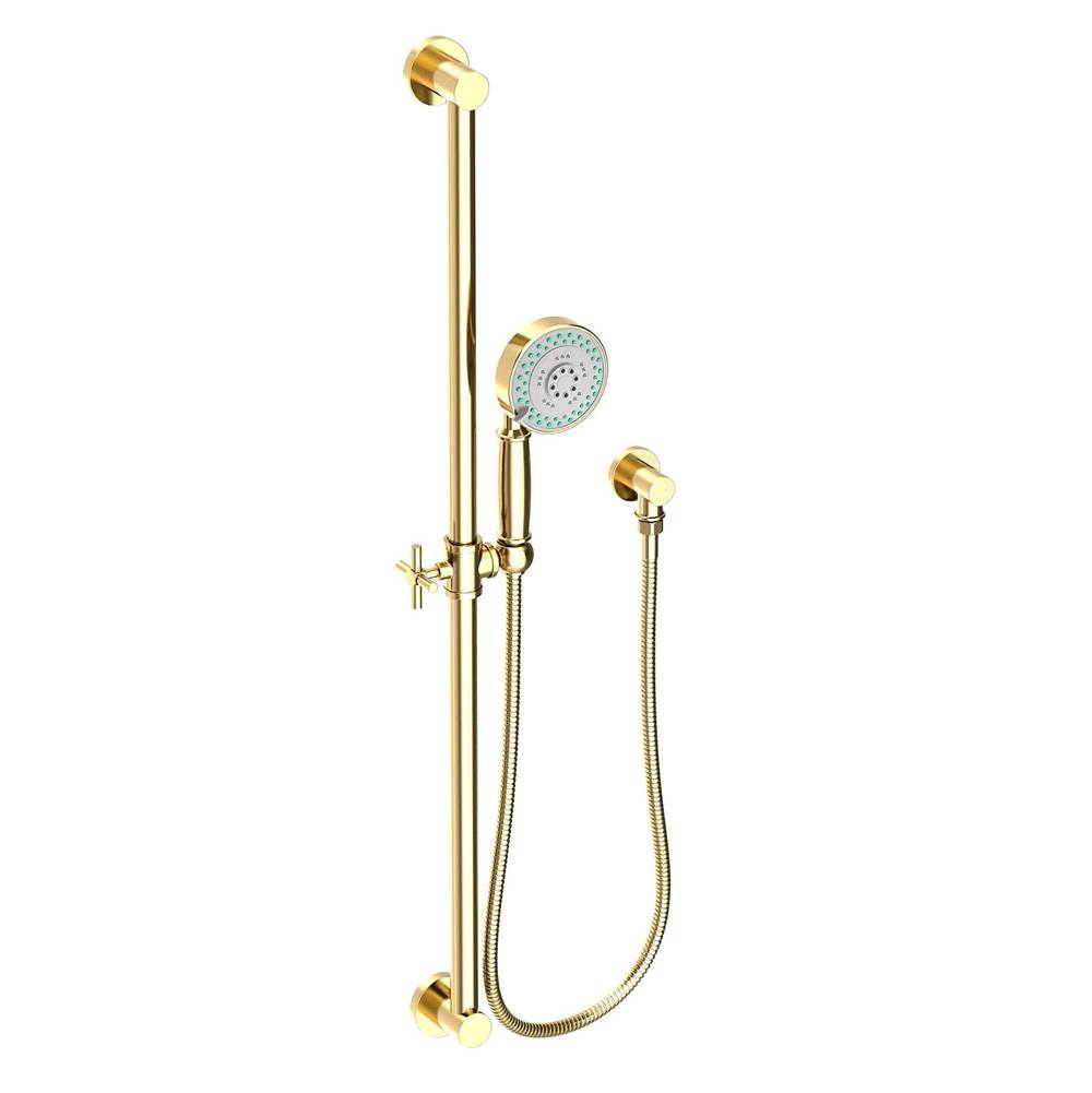 Newport Brass Slide Bar with Multifunction Hand Shower Set