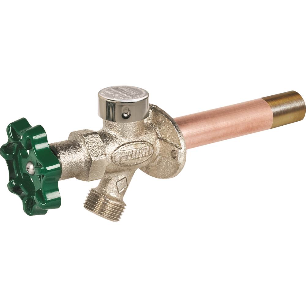 Prier Products Heavy Duty 4 in. Anti-Siphon Wall Hydrant With 3/4 in. Push-On Inlet