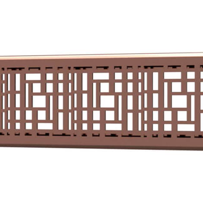 Quick Drain Drain Cover Deco 56In Polished Rose Gold