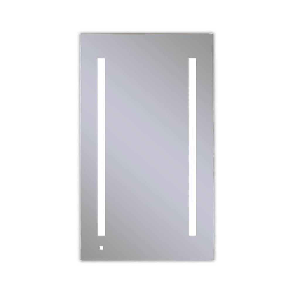 Robern AiO Lighted Cabinet, 24'' x 40'' x 4'', LUM Lighting, 4000K Temperature (Cool Light), Dimmable, Electrical Outlet, USB Charging Ports, Right Hinge