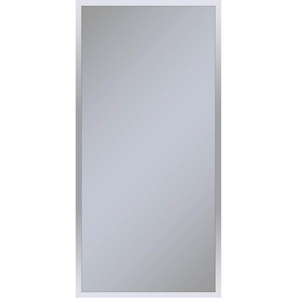 Robern Profiles Framed Cabinet, 20'' x 40'' x 6'', Chrome, Non-Electric, Reversible Hinge