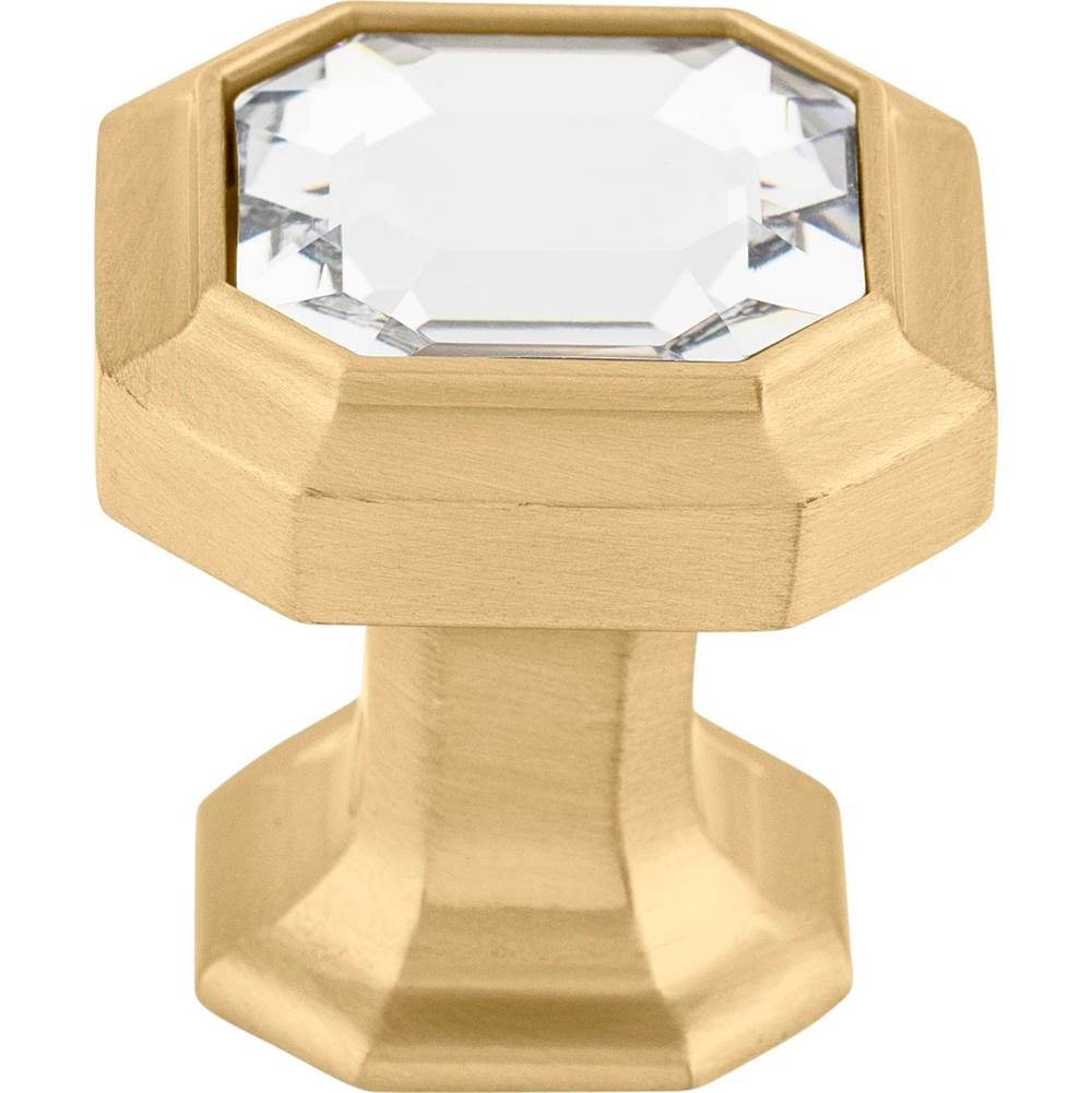 Top Knobs Crystal Emerald Knob 1 1/8 Inch Honey Bronze