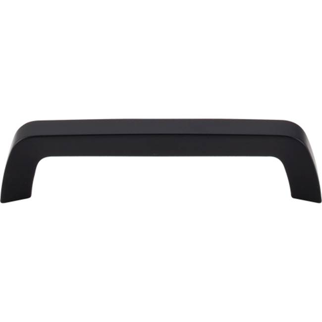 Top Knobs Tapered Bar Pull 5 1/16 Inch (c-c) Flat Black