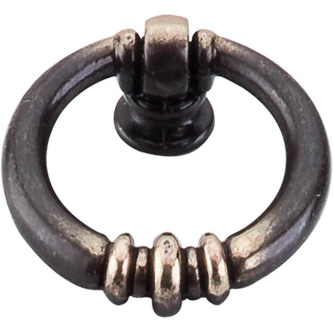 Top Knobs Newton Ring 1 1/2 Inch Dark Antique Brass