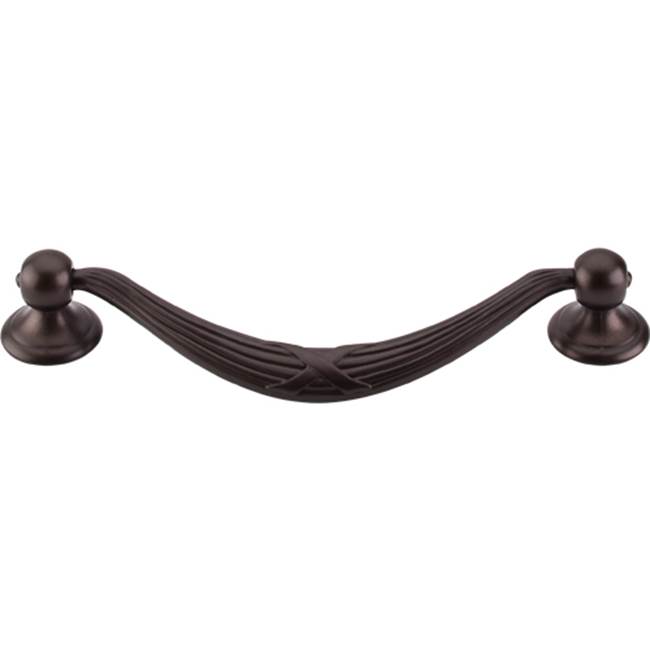 Top Knobs Ribbon and Reed Drop Pull 5 1/16 Inch (c-c) Oil Rubbed Bronze