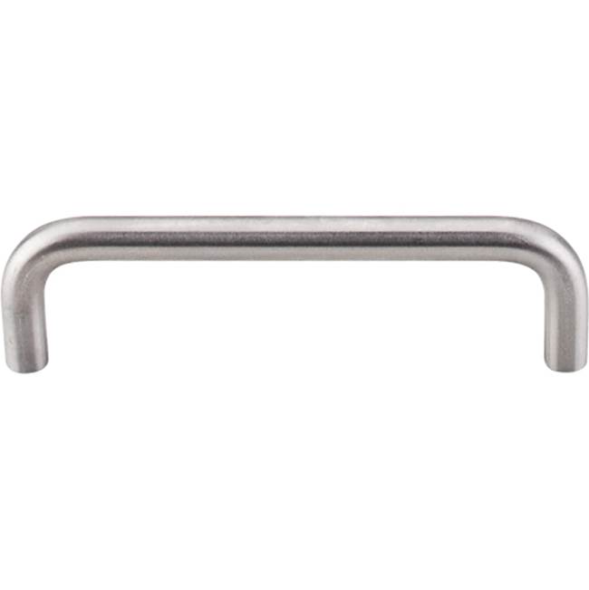 Top Knobs Bent Bar (8mm Diameter) 3 3/4 Inch (c-c) Brushed Stainless Steel