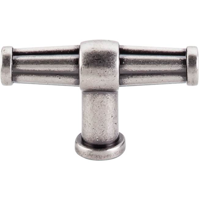 Top Knobs Luxor T-Handle 2 1/2 Inch Pewter Antique