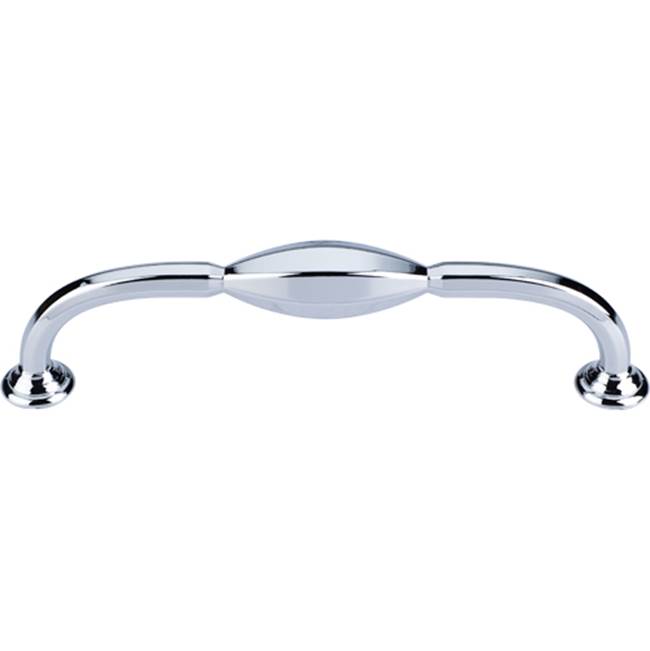 Top Knobs Chareau (R) D Pull 5 1/16 Inch (c-c) Polished Chrome