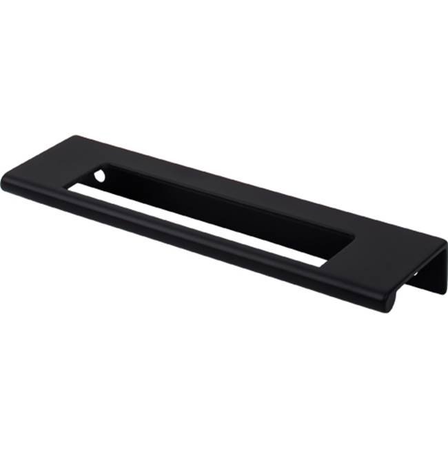 Top Knobs Europa Cut Out Tab Pull 5 Inch (c-c) Flat Black