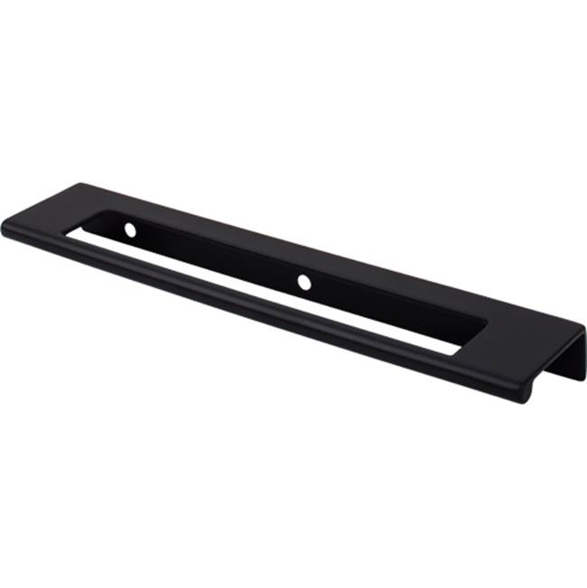 Top Knobs Europa Cut Out Tab Pull 6 Inch (c-c) Flat Black