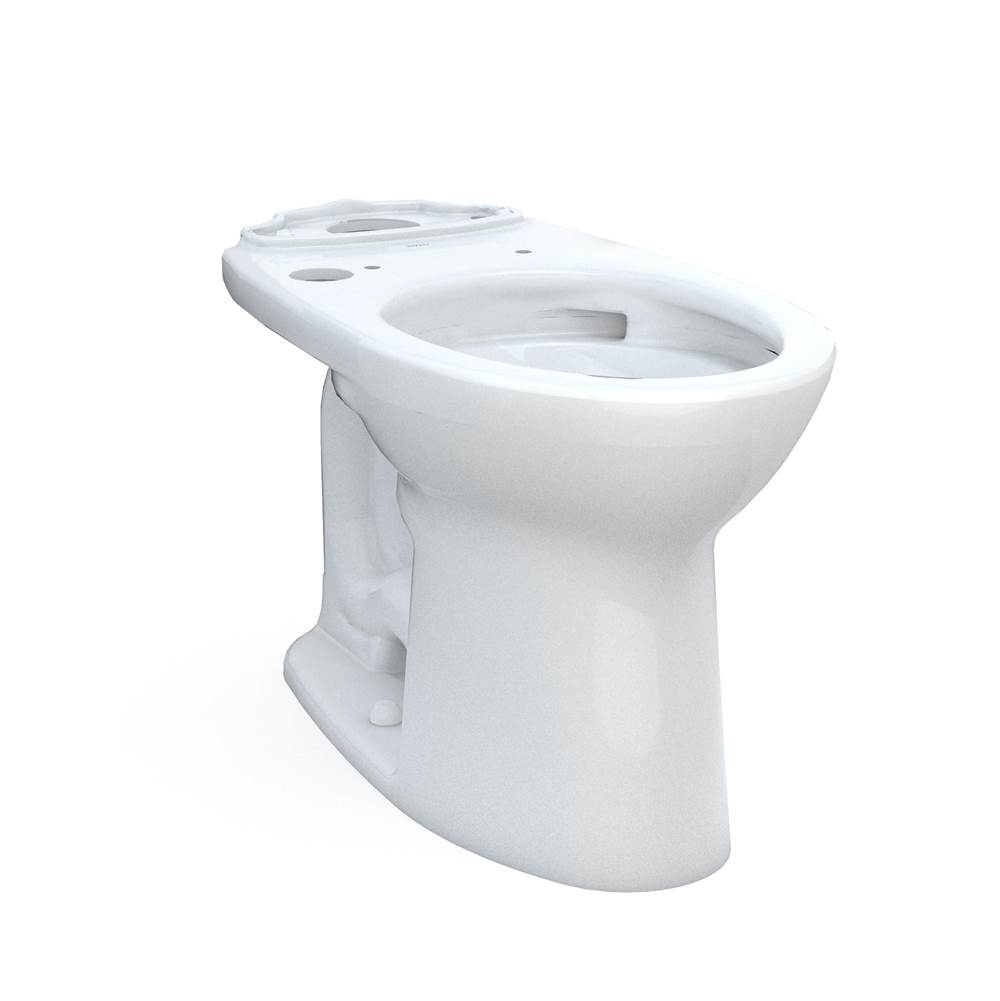 TOTO Toto® Drake® Elongated Universal Height Tornado Flush® Toilet Bowl With 10 Inch Rough-In And Cefiontect®, Washlet®+ Ready, Cotton White