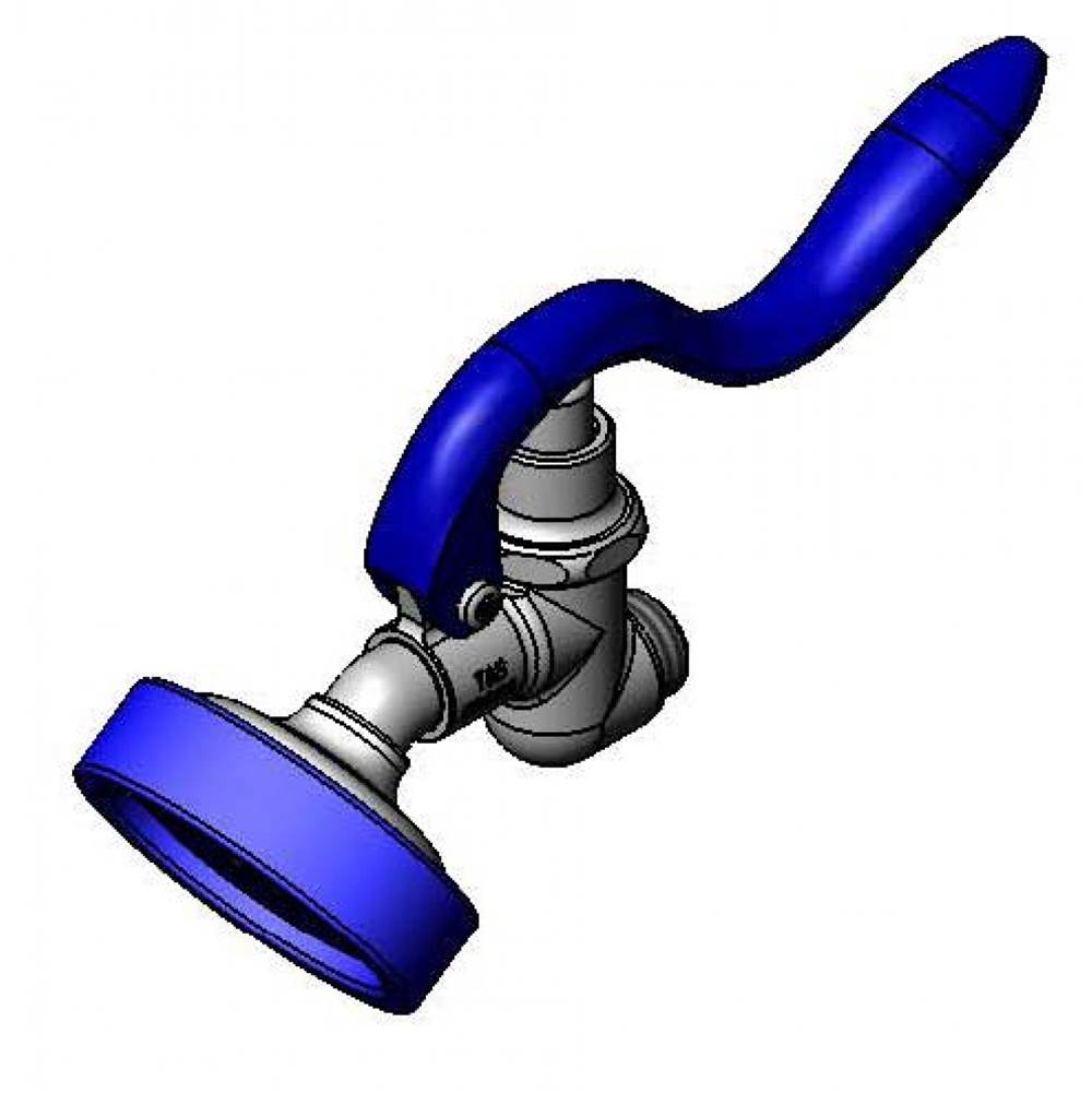 T&S Brass Blue Spray Valve w/ Angled High-Flow Spray Face (Not Intended for USA/Canada Pre-Rinse Applications)