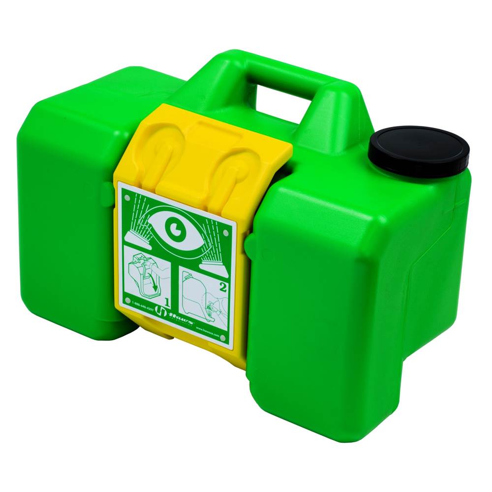 T&S Brass Eyewash, Portable - 9 Gallon, Mounting Bracket Included (Perservative Sold Separately)