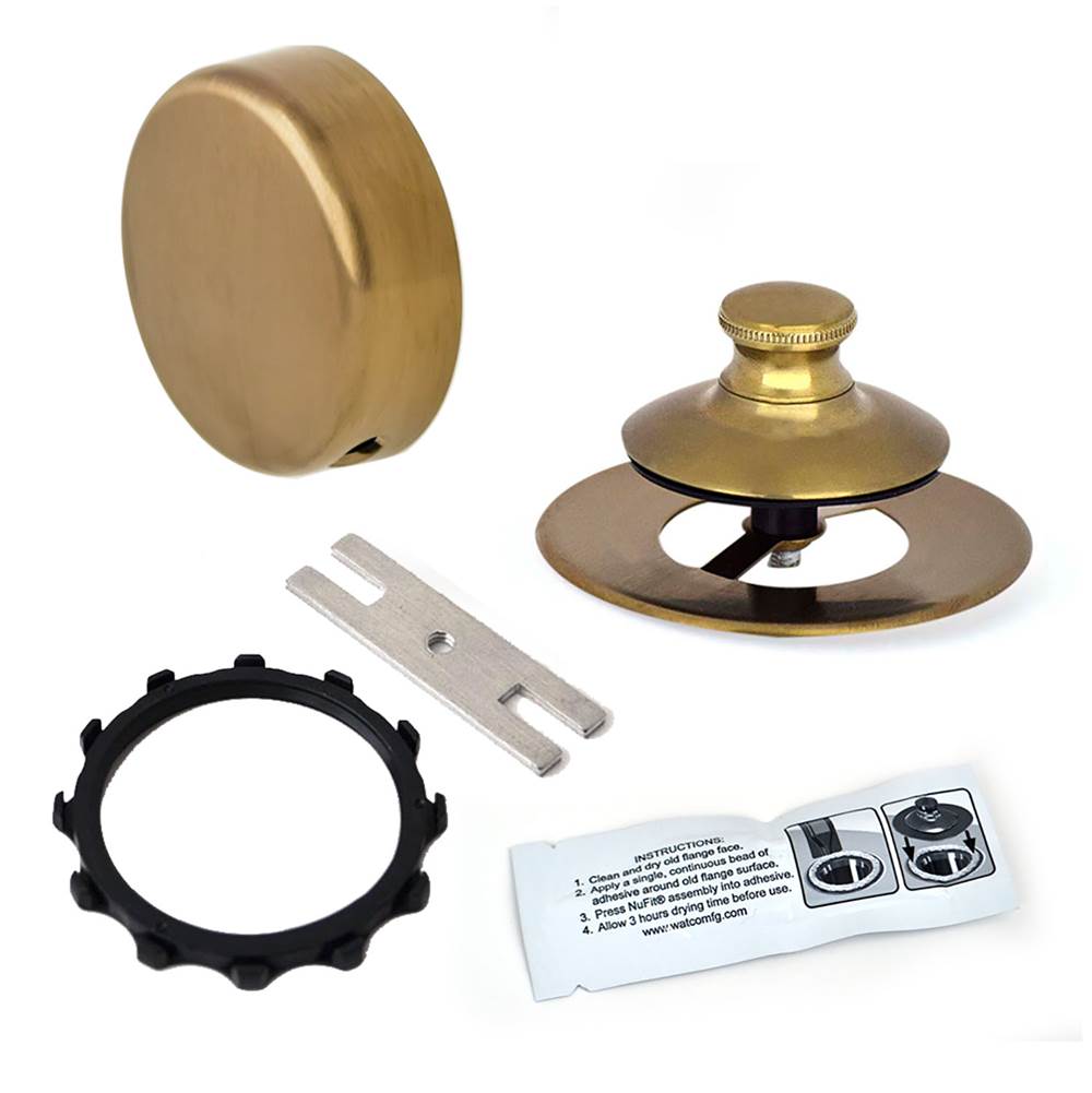 Watco Manufacturing Universal Nufit Innovator Pp Trim Kit - Silicone Rubbed Bronze Carded